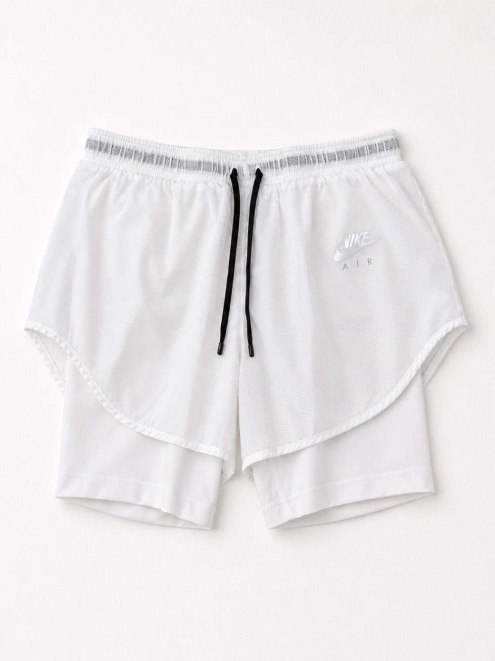 Nike Air White 2-in-1 Running Shorts Women’s Medium